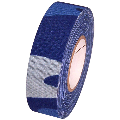 Camo Blue Cloth Hockey Stick Tape 1" x 20 yard Roll